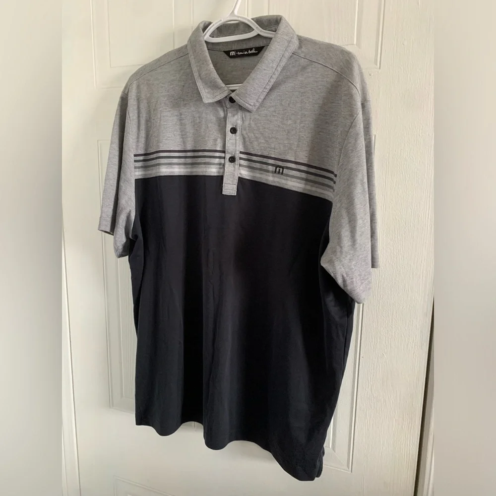 LOT OF 4 TravisMathew Best Of Both Golf Black / Grey /  Yellow Polos Size XL - Picture 5 of 13